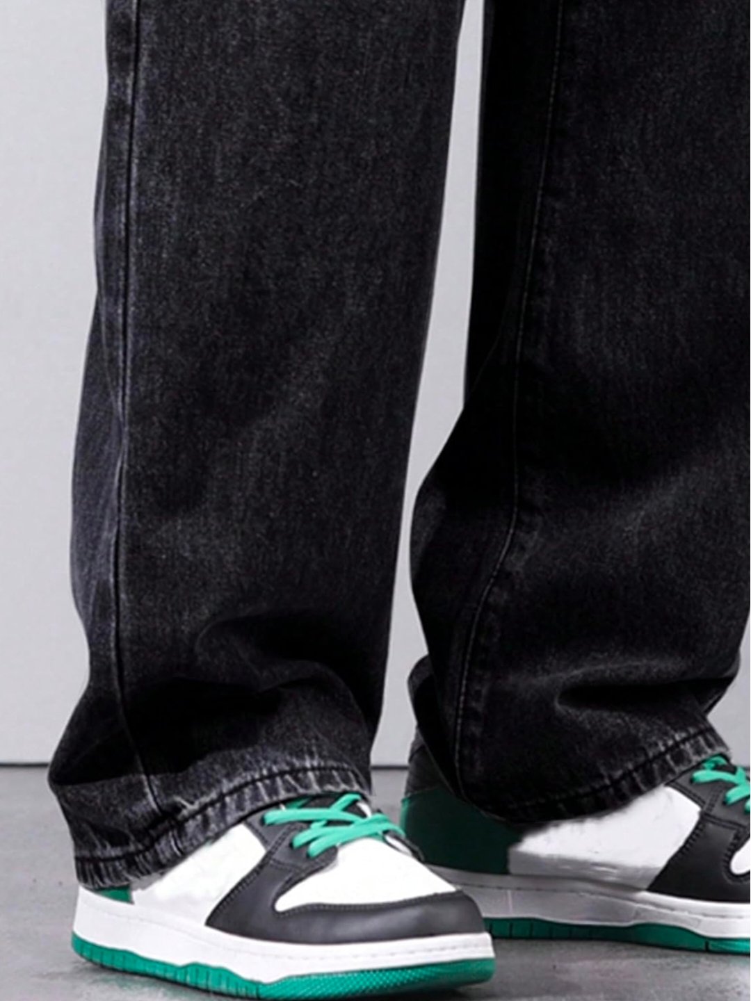 4 pockets jeans baggy denim - Image 3