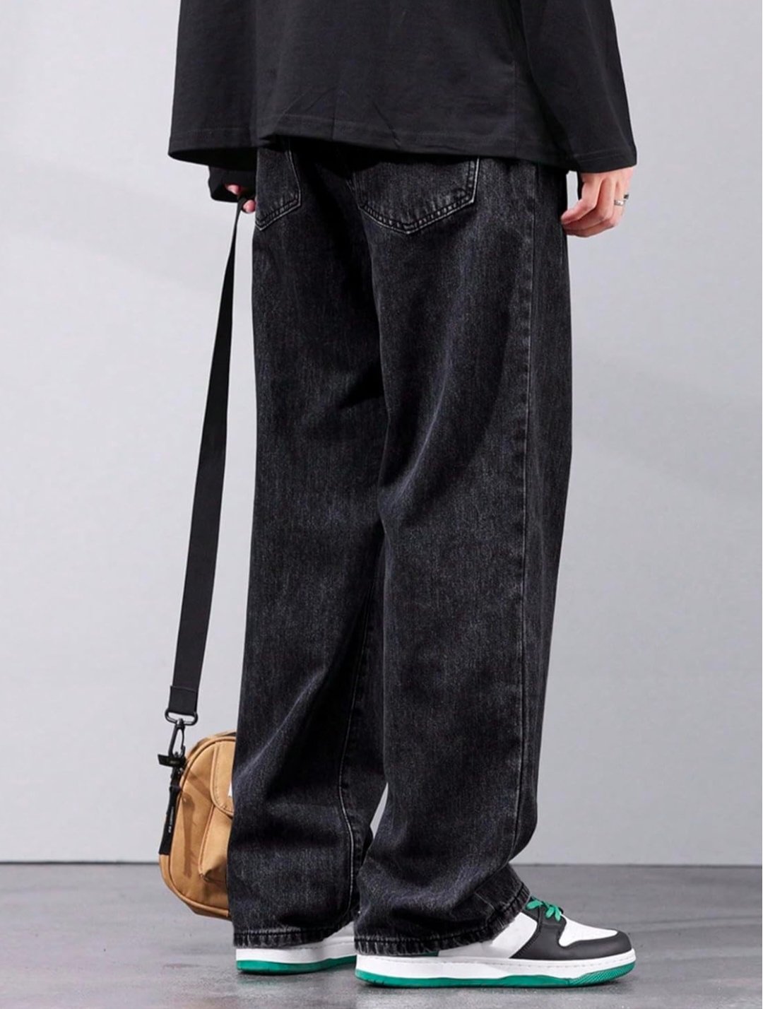 4 pockets jeans baggy denim - Image 4
